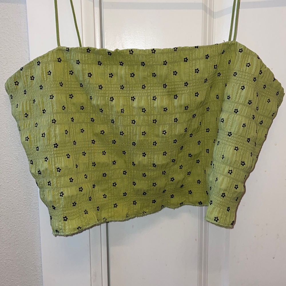 LA Hearts Green Tank-Top